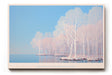 Paul Sinus Wandbild The Whiteness of Winter Trees sanfte Winterlandschaft in pastellfarbenem Licht mit stiller und poetischer Atmosphäre