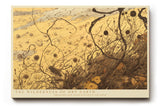 Paul Sinus Wandbild The Wilderness of Dry Earth naturinspiriertes Landschaftsmotiv in warmen Erdtönen mit feinen Pflanzenstrukturen
