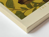 Paul Sinus Wandbild The Woven Spirits of the Forest – Mystisches Tiermotiv mit Hirschen und Vögeln zwischen Ästen und Blättern, symbolische Naturillustration
