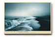 Paul Sinus Wandbild 120x80cm Tideline of Fading Light Ruhige Meereskueste mit Wellen Natur Landschaft Kunst fuer Wohnzimmer Schlafzimmer und Büro