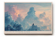 Paul Sinus Wandbild 120x80cm Towers of Morning Cloud Dramatische Wolkenformation Himmel Landschaft Kunst fuer Wohnzimmer Schlafzimmer und Büro