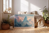 Paul Sinus Wandbild 120x80cm Towers of Morning Cloud Dramatische Wolkenformation Himmel Landschaft Kunst fuer Wohnzimmer Schlafzimmer und Büro