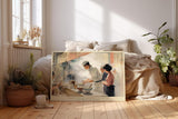 Paul Sinus Wandbild 120x80cm Traditionelle Ramen Küche – Japanische Kochszene mit authentischer Marktatmosphäre