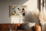 Paul Sinus Wandbild 120x80cm Traditionelle Ramen Küche – Japanische Kochszene mit authentischer Marktatmosphäre