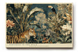 Paul Sinus Wandbild 120x80cm Tropischer Dschungel Tiere Kunst LeinWandbild 120x80cm Exotische Natur Wanddekoration