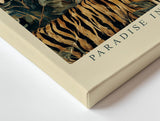 Paul Sinus Wandbild 120x80cm Tropischer Dschungel Tiere Kunst LeinWandbild 120x80cm Exotische Natur Wanddekoration