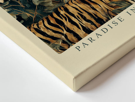 Paul Sinus Wandbild 120x80cm Tropischer Dschungel Tiere Kunst LeinWandbild 120x80cm Exotische Natur Wanddekoration