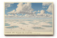 Paul Sinus Wandbild Under the Ocean of Clouds Surreale Landschaft mit Wasserbecken unter einer gewaltigen Wolkendecke – eine poetische Vision menschlicher Träume.