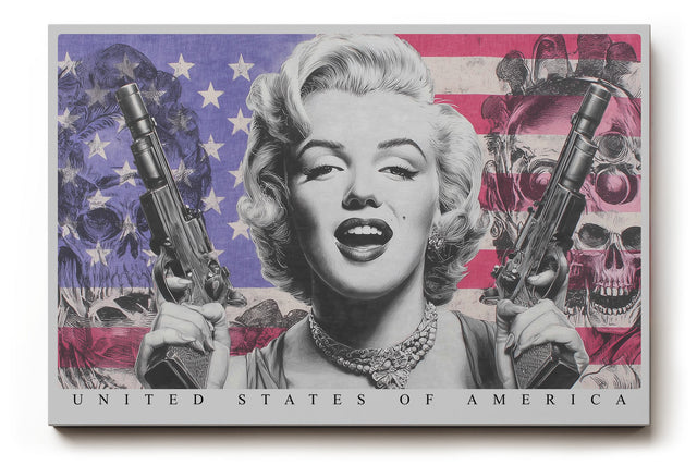 Paul Sinus Wandbild United States of America Iconic Power and Rebellion