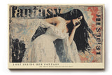 Paul Sinus Wandbild 120x80cm Vintage Frauen Portrait Collage Kunst in Beige Schwarz und Rot Modernes Design für Wohnzimmer Schlafzimmer Büro