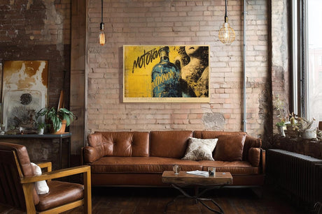 Paul Sinus Wandbild 120x80cm Vintage Spirituosen Flasche Pop Art Collage moderne Bar Kunst Wanddekoration Wohnzimmer Bar