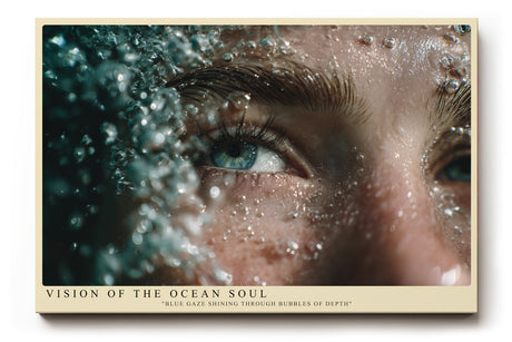Paul Sinus Wandbild Vision of the Ocean Soul – Der blaue Blick zwischen Wasser und Tiefe