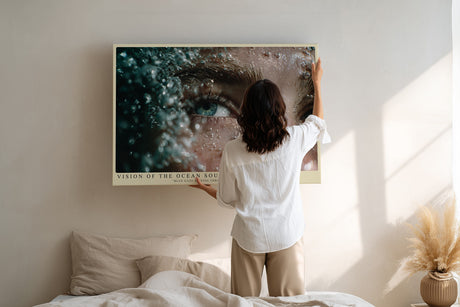Paul Sinus Wandbild Vision of the Ocean Soul – Der blaue Blick zwischen Wasser und Tiefe