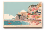 Paul Sinus Wandbild Visit Amalfi Coast, Italy – Farbenfrohes Reisemotiv der italienischen Mittelmeerküste