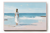 Paul Sinus Wandbild Waiting on the Shoreline – Weiße Stille am endlosen Meer