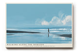 Paul Sinus Wandbild Walking Along the Horizon – Spaziergang am Meereshorizont