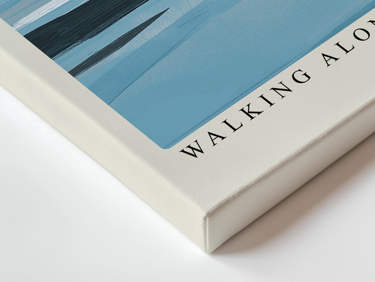 Paul Sinus Wandbild Walking Along the Horizon – Spaziergang am Meereshorizont