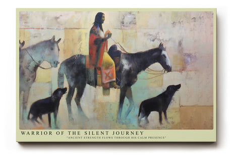 Paul Sinus Wandbild Warrior of the Silent Journey Ancient Strength Flows Through His Calm Presence