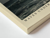 Paul Sinus Wandbild 120x80cm Waves Under Palm Shadow tropischer Strand mit Palmen und Wellen Natur Landschaft Poster für Wohnzimmer Schlafzimmer Büro