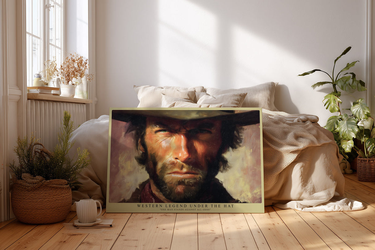 Paul Sinus Wandbild Western Legend Under the Hat Timeless Spirit of the Wild West