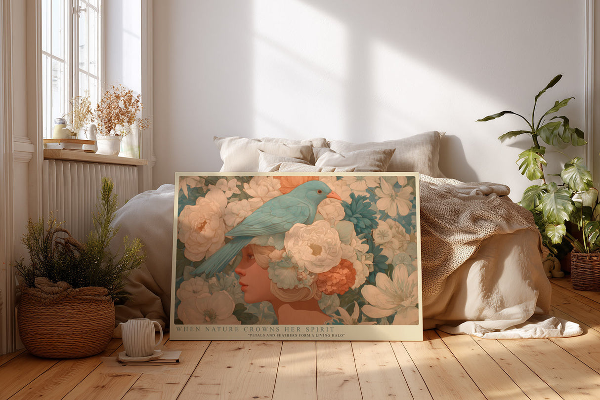 Paul Sinus Wandbild When Nature Crowns Her Spirit Floral Harmony of Life