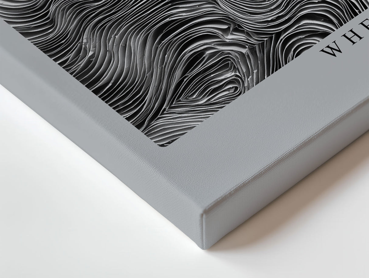 Paul Sinus Wandbild When Textures Speak of Time Frozen Waves of Matter