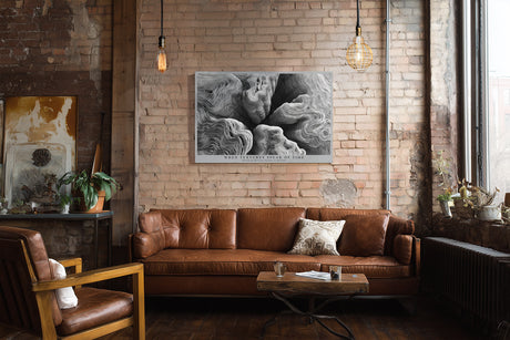 Paul Sinus Wandbild When Textures Speak of Time Frozen Waves of Matter