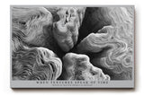 Paul Sinus Wandbild When Textures Speak of Time Frozen Waves of Matter