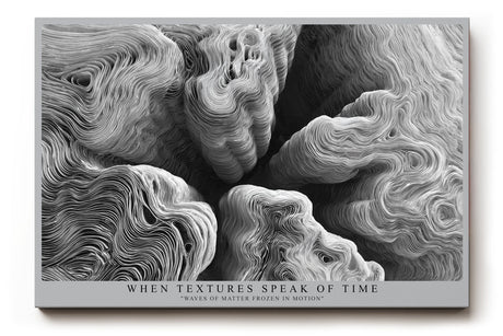 Paul Sinus Wandbild When Textures Speak of Time Frozen Waves of Matter
