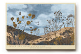 Paul Sinus Wandbild When the Wind Walks Low Autumn Fields in Blue and Gold Harmony