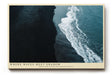 Paul Sinus Wandbild 120x80cm Where Waves Meet Shadow dramatische Küstenlinie Luftaufnahme Meer Kunst Poster für Wohnzimmer Büro