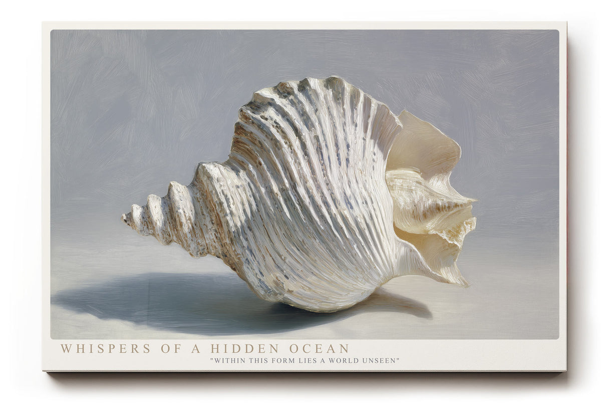 Paul Sinus Wandbild Whispers of a Hidden Ocean Seashell Beauty and Silence of Nature