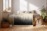 Paul Sinus Wandbild White Falls into Darkness Abstract Gradient in Black and White Harmony