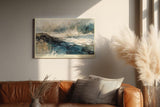 Paul Sinus Wandbild 120x80cm Wilde Meereskueste Abstrakte Ozean Landschaft Kunst Wanddekoration