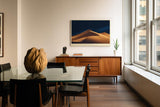Paul Sinus Wandbild 120x80cm Wuestenduene bei Nacht minimalistische Landschaft Naturfotografie warme Sandfarben stilvolle Wanddekoration fuer Wohnzimmer Büro