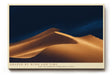 Paul Sinus Wandbild 120x80cm Wuestenduene bei Nacht minimalistische Landschaft Naturfotografie warme Sandfarben stilvolle Wanddekoration fuer Wohnzimmer Büro