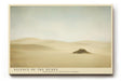 Paul Sinus Wandbild 120x80cm Wuestenlandschaft minimalistisch beige Sandduenen Natur Kunstdruck grosses Kunstbild ruhige Wanddekoration fuer Wohnzimmer Büro Flur