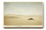 Paul Sinus Wandbild 120x80cm Wuestenlandschaft minimalistisch beige Sandduenen Natur Kunstdruck grosses Kunstbild ruhige Wanddekoration fuer Wohnzimmer Büro Flur