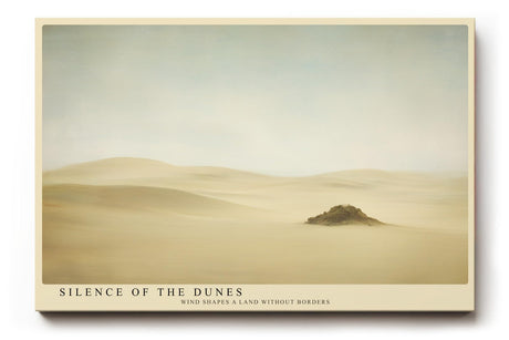 Paul Sinus Wandbild 120x80cm Wuestenlandschaft minimalistisch beige Sandduenen Natur Kunstdruck grosses Kunstbild ruhige Wanddekoration fuer Wohnzimmer Büro Flur