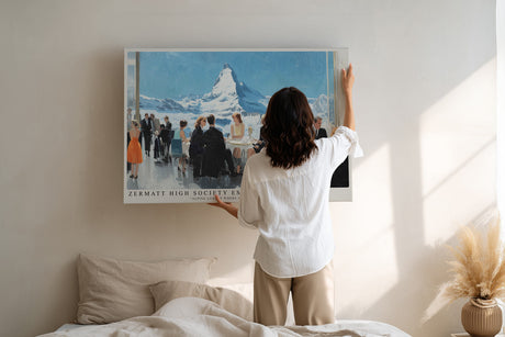 Paul Sinus Wandbild Zermatt High Society Escape – Exklusive Alpenkulisse voller Luxus und zeitloser Eleganz