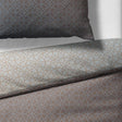 Sinus Art Bettwäsche 135x200 cm + 80x80 cm – Zweifarbige Wendeoptik in Blau und Taupe mit zartem Linienmuster – Mikrofaser-Garnitur