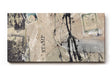 Sinus Art Wandbild 120x80cm Abstrakte Komposition aus Stempeln, Marken und Schriften auf neutralem Hintergrund