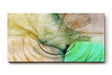 Sinus Art Wandbild 120x80cm Abstrakte Bewegung aus Erdtönen, Grüntönen und Lichtakzenten in weicher Komposition