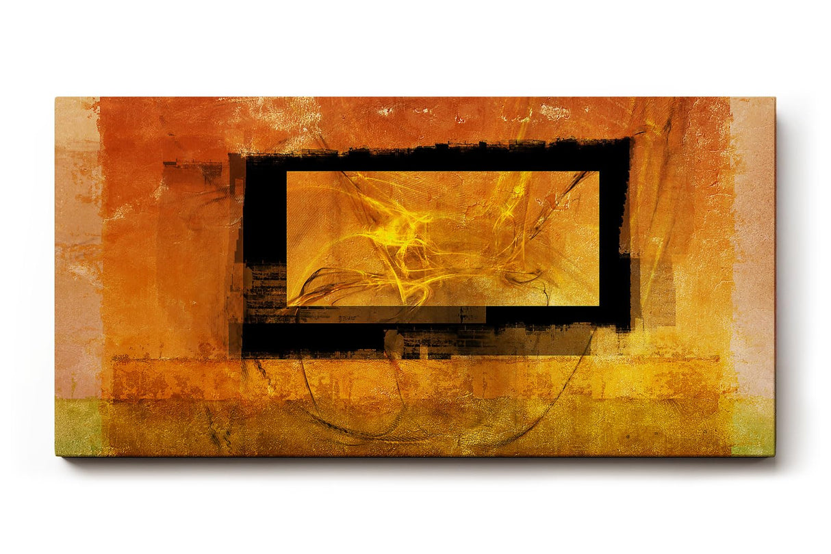 Sinus Art Wandbild 120x80cm Das Bild-in-Bild-Motiv erzeugt eine räumliche Wirkung und zieht den Blick in die Tiefe
