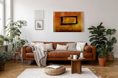 Sinus Art Wandbild 120x80cm Das Bild-in-Bild-Motiv erzeugt eine räumliche Wirkung und zieht den Blick in die Tiefe