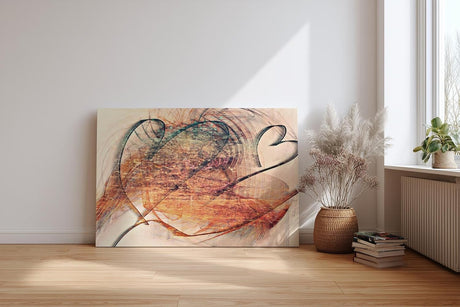 Sinus Art Wandbild 120x80cm Die dynamischen Linien und Flächen wirken wie fließende Energie in leuchtenden Farben