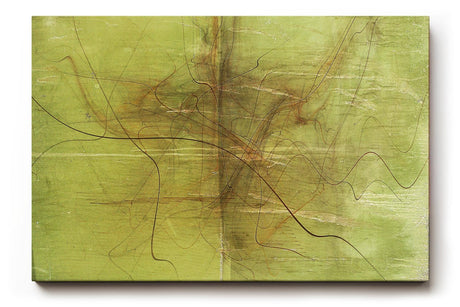 Sinus Art Wandbild 120x80cm Die feinen braunen Linien wirken wie gezeichnet und geben dem Bild eine natürliche Dynamik