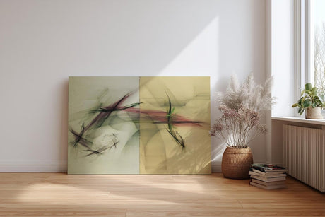 Sinus Art Wandbild 120x80cm Die gespannte Linienführung verbindet dynamische Bewegung mit geometrischer Balance