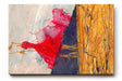 Sinus Art Wandbild 120x80cm Dynamische Farbflächen in Rot, Schwarz und Gold mit fließenden Übergängen