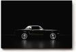 Sinus Art Wandbild 120x80cm Eleganter Oldtimer im minimalistischen Lichtspiel – Symbol für Zeitlosigkeit und Stil
